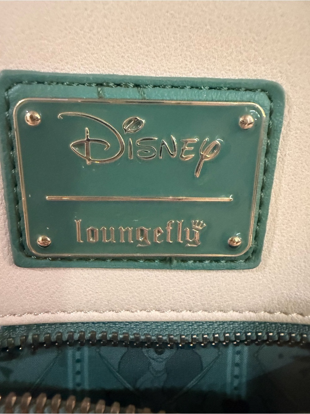 Disney Teal & Cream Lady Graphic Mini Backpack - Picture 13 of 15